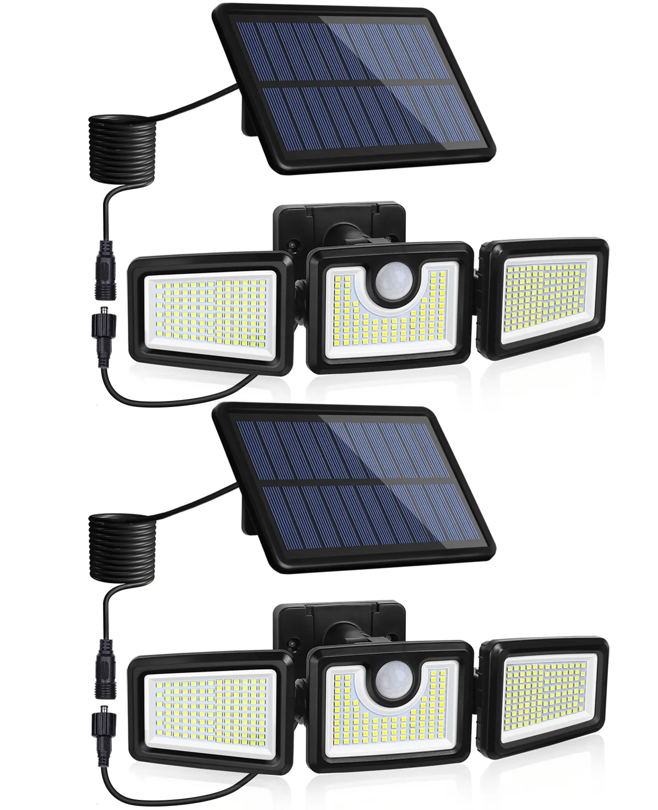 Picture of AIXPI  312 LED Solar Flood Lights Outdoor,Separate Panel Solar Motion Lights Outdoor ,270°Wide Lighting Angle Security Lights Motion Outdoor   (Single Pack) 